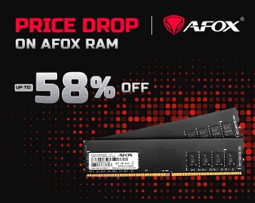 Price drop on AFOX RAM – up to 58% off